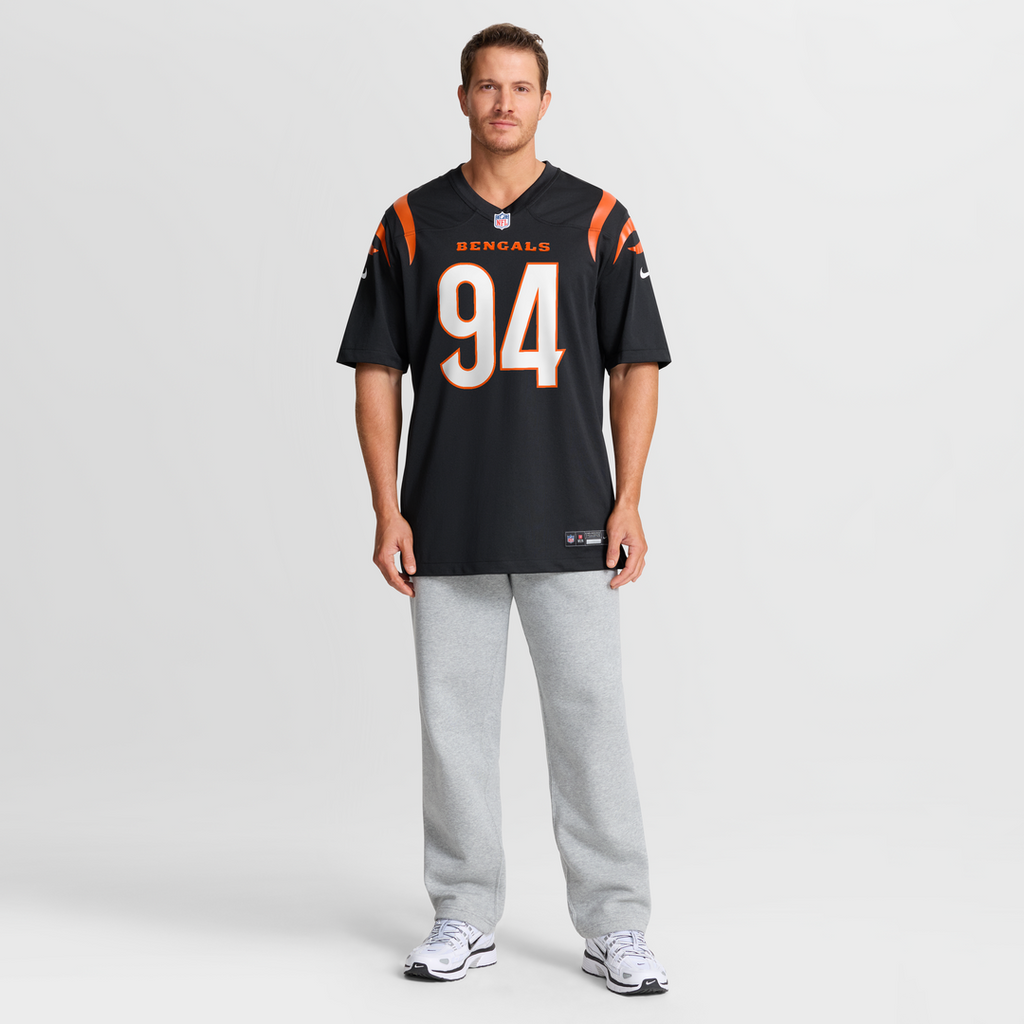 Men's Cincinnati Bengals Sam Hubbard Nike Black Player Game Jersey