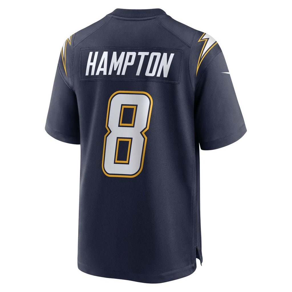 Men's Los Angeles Chargers Omarion Hampton Nike Gold Alternate Charger Power Game Player Jersey