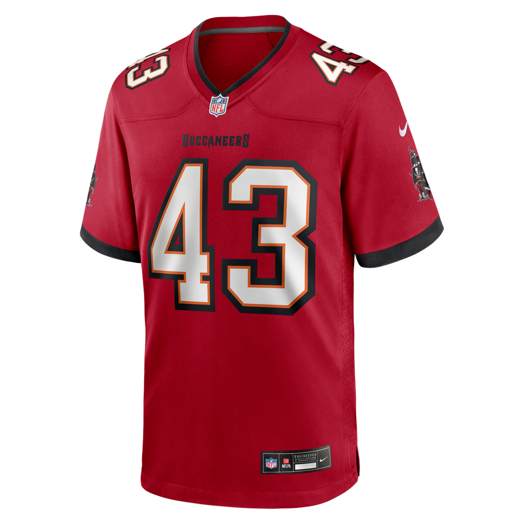 Men's Tampa Bay Buccaneers Chris Braswell Nike  Red  Game Jersey