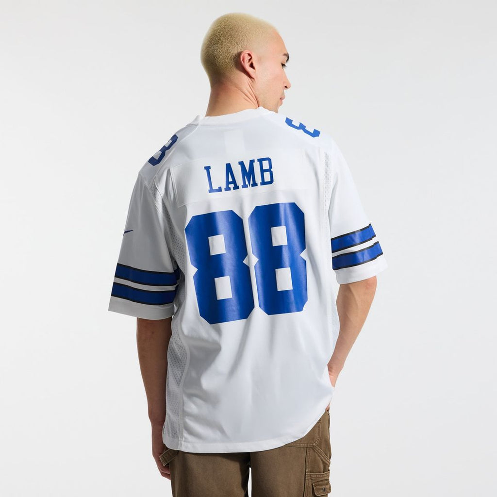 Men's Dallas Cowboys CeeDee Lamb Nike White Game Team Jersey