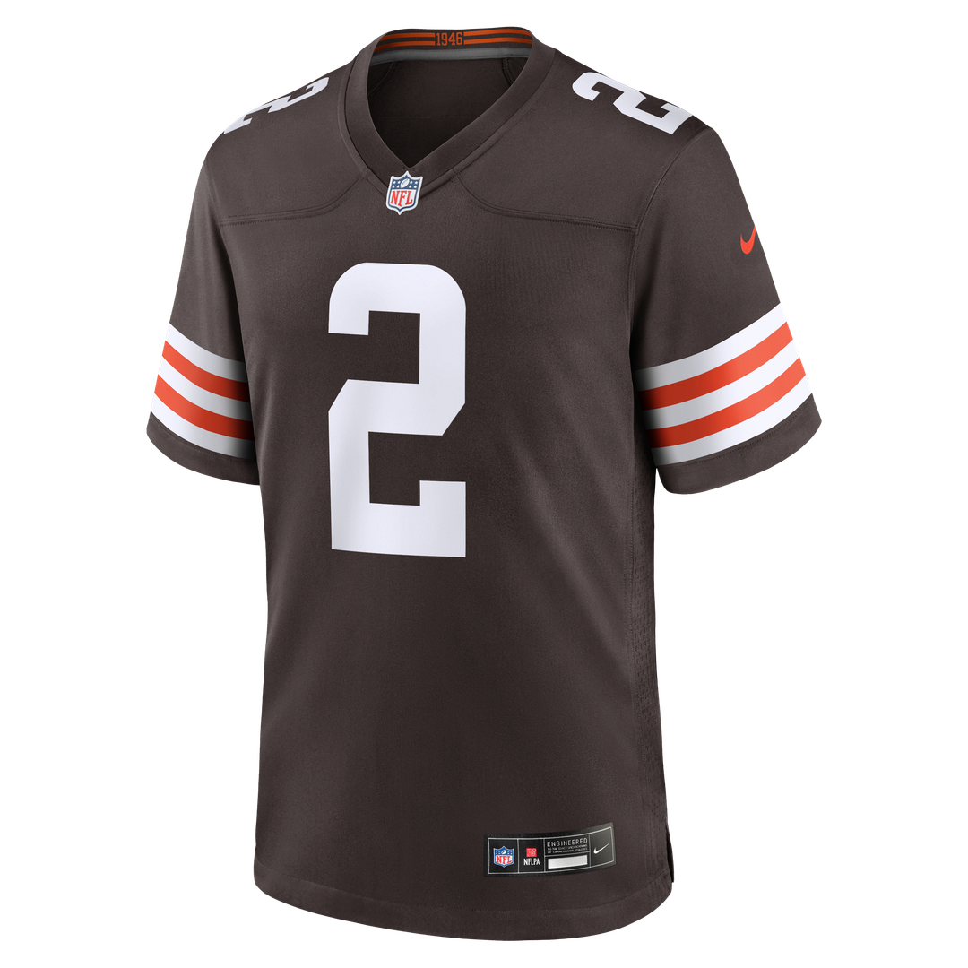 Men's Cleveland Browns DeAndre Carter Nike  Brown Team Game Jersey