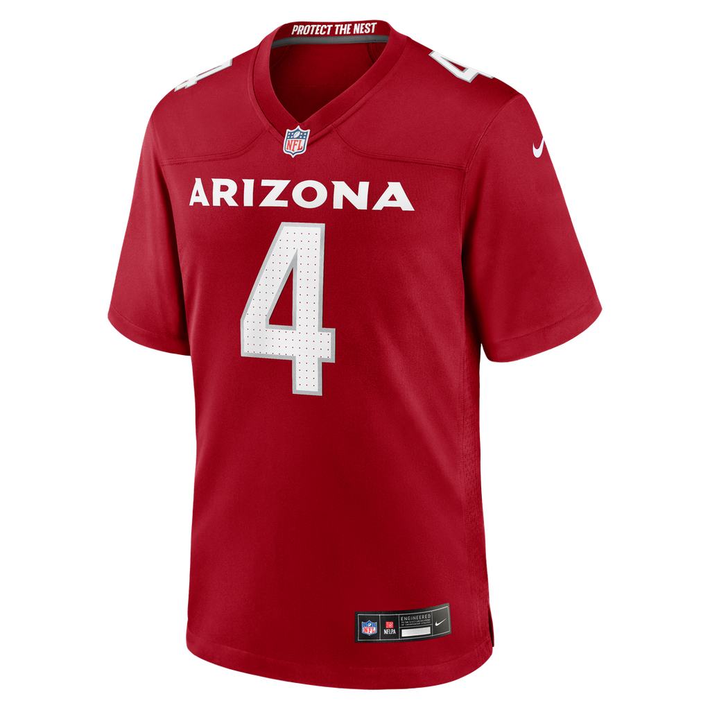 Men's Arizona Cardinals Jeremiyah Love Nike Cardinal Team Game Jersey
