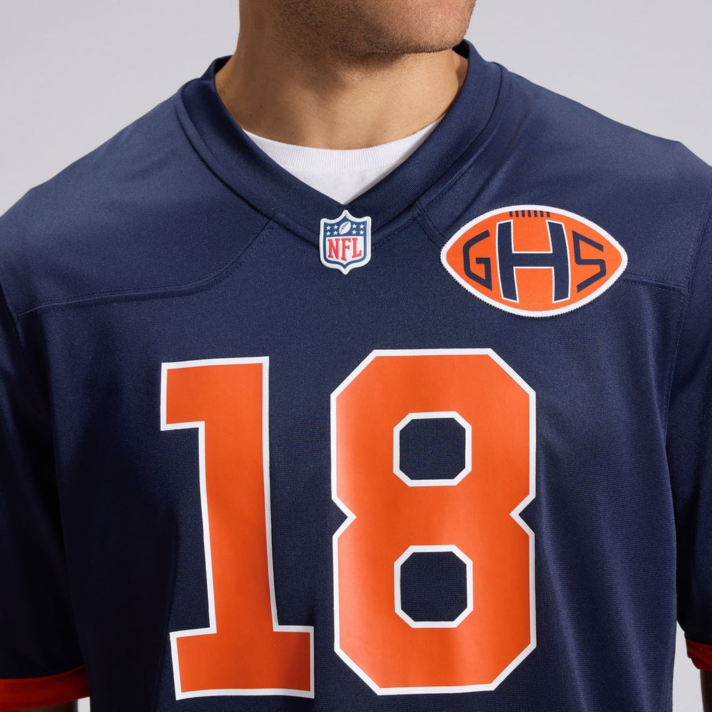 Men's Chicago Bears Caleb Williams Nike Navy 2026 Rivalries Collection Game Jersey