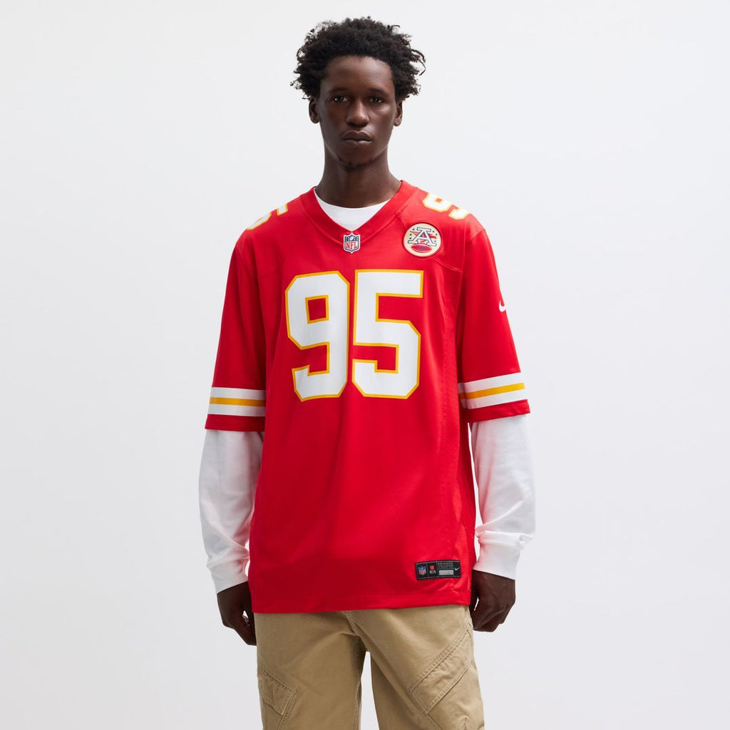 Men's Kansas City Chiefs Chris Jones Nike Red Game Jersey