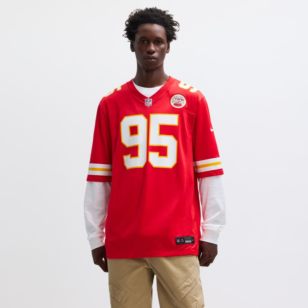 Men's Kansas City Chiefs Chris Jones Nike Red Game Jersey