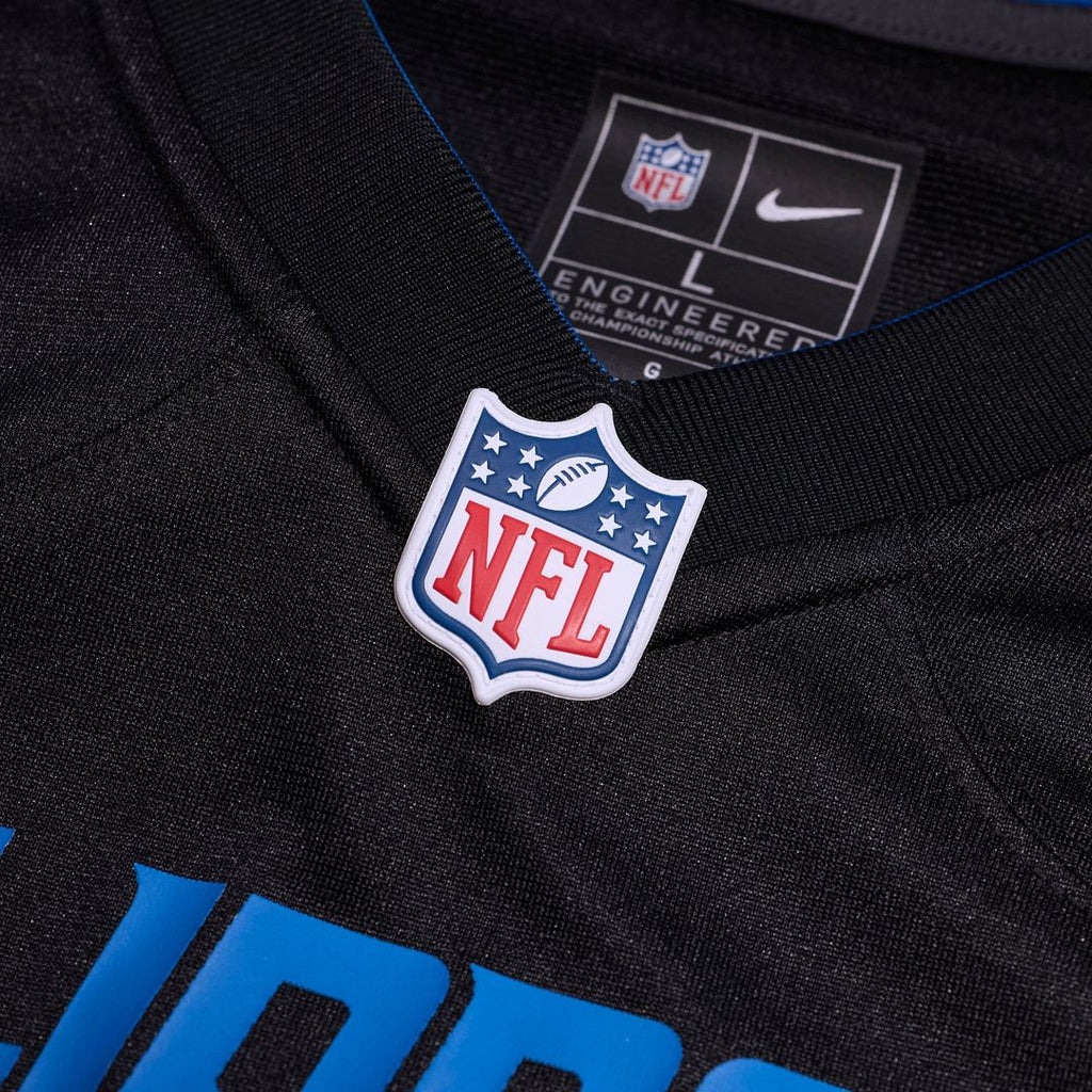 Men's Detroit Lions Jared Goff Nike Black 2nd Alternate Game Jersey