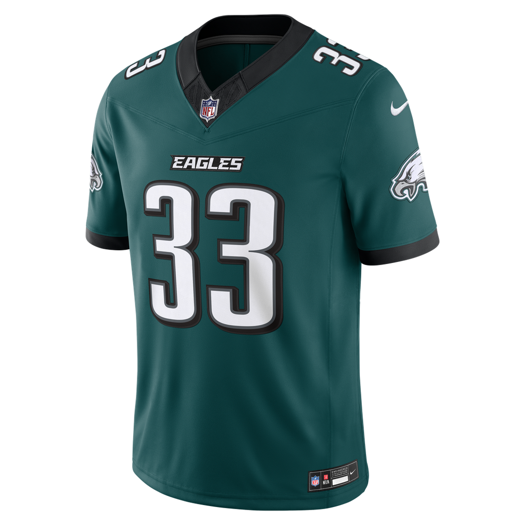 Men's Philadelphia Eagles Cooper DeJean Nike Black Alternate Vapor F.U.S.E. Stitched Limited Jersey