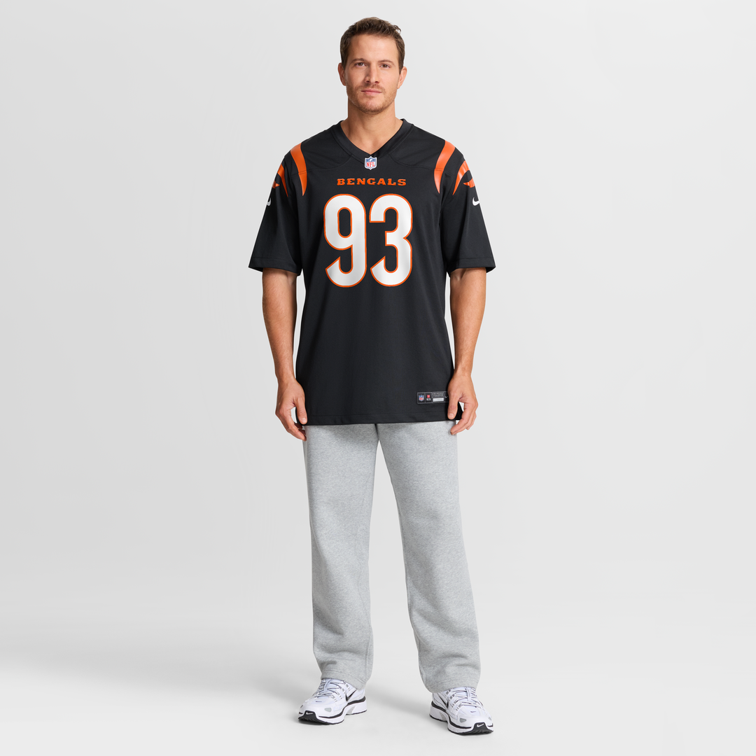 Men's Cincinnati Bengals Jonathan Allen Nike  Black Team Game Jersey