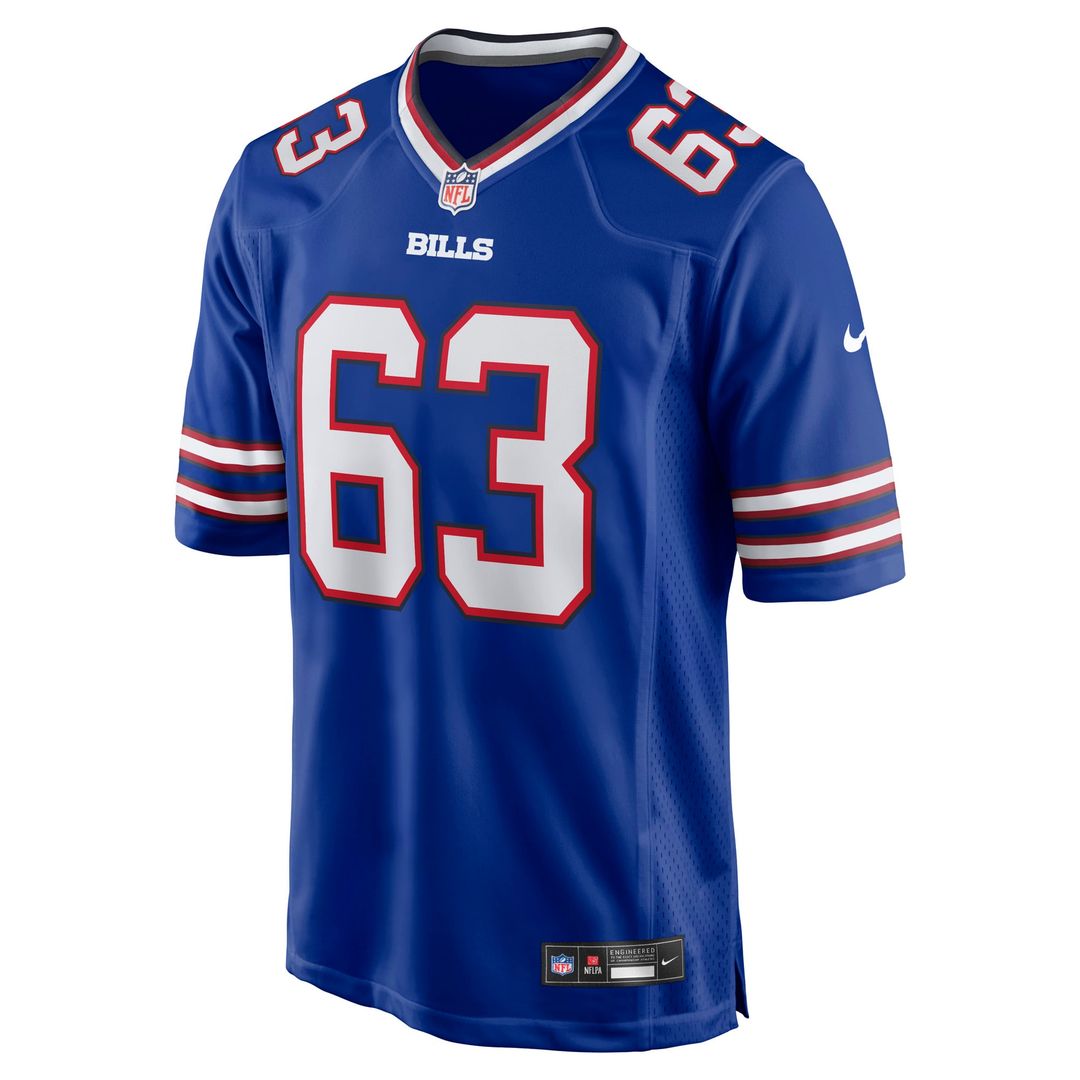 Men's Buffalo Bills Austin Corbett Nike  Royal Team Game Jersey
