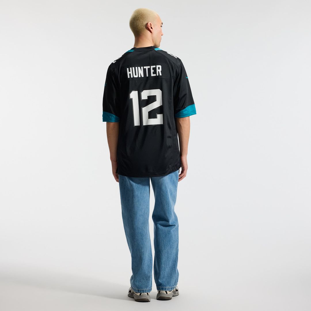 Men's Jacksonville Jaguars Travis Hunter Nike Black Alternate Game Jersey