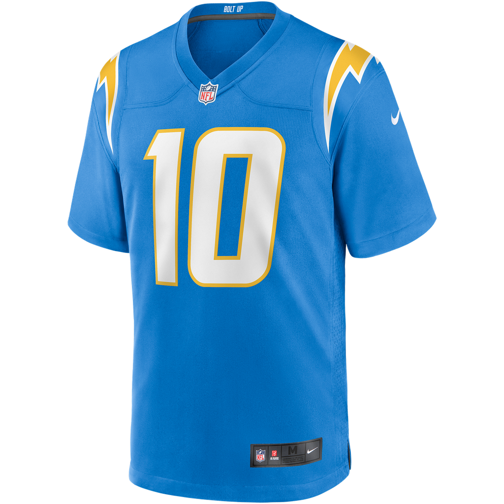 Men's Los Angeles Chargers Justin Herbert Nike Powder Blue Player Game Jersey