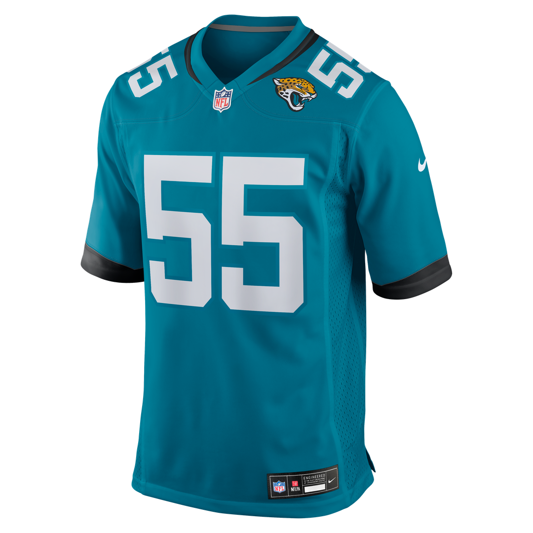 Men's Jacksonville Jaguars Dequan Jackson Nike  Teal  Game Jersey