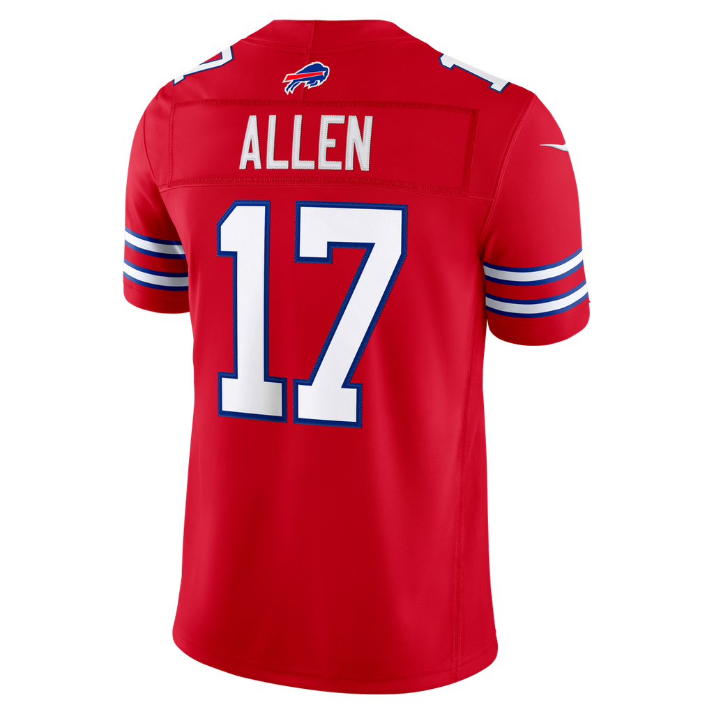 Men's Buffalo Bills Josh Allen Nike White Vapor F.U.S.E. Stitched Limited Jersey