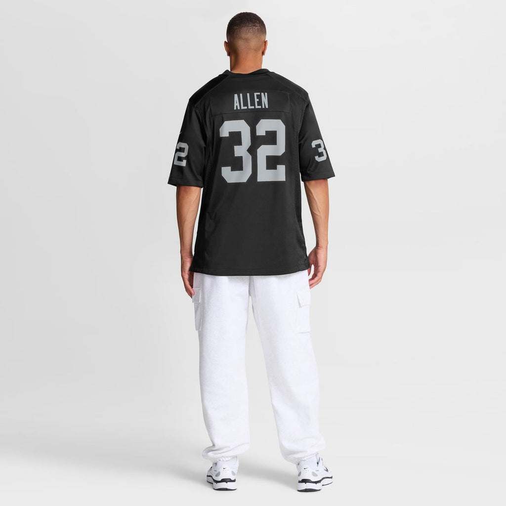 Men's Las Vegas Raiders Marcus Allen Nike Black Game Retired Player Jersey