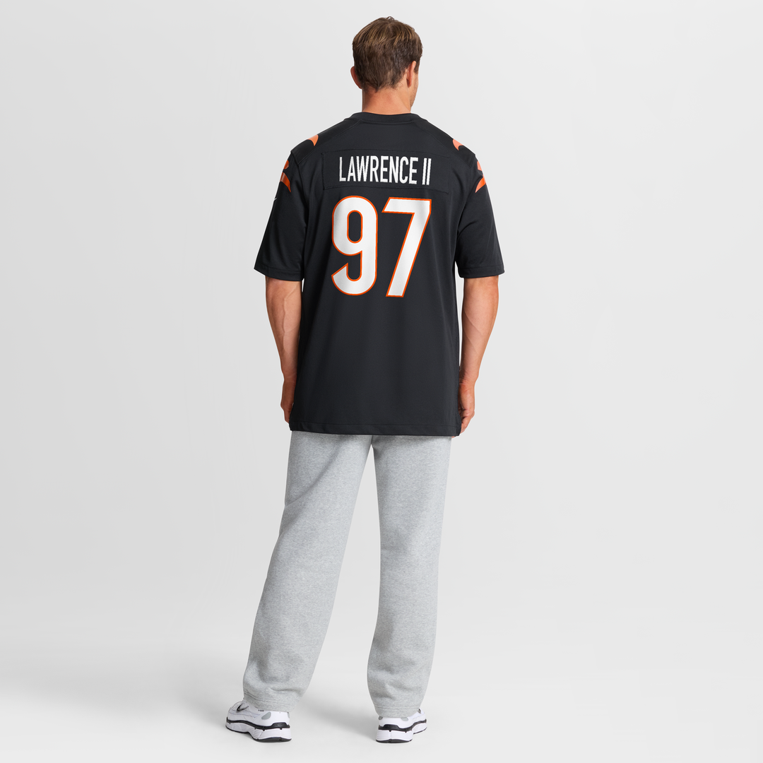 Men's Cincinnati Bengals Dexter Lawrence II Nike Black Game Jersey