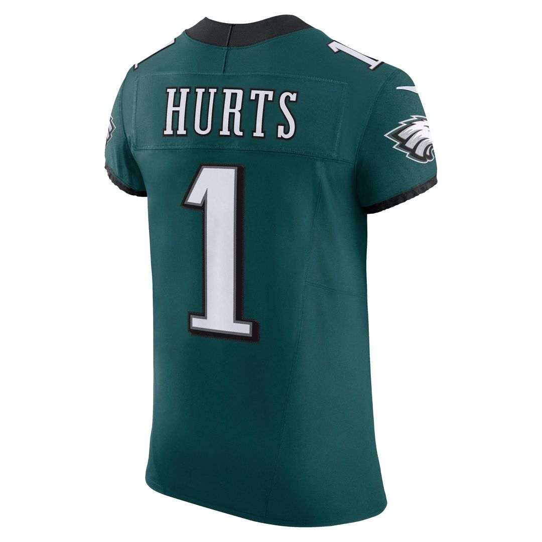 Men's Philadelphia Eagles Jalen Hurts Nike Midnight Green Team Vapor F.U.S.E. Elite Jersey