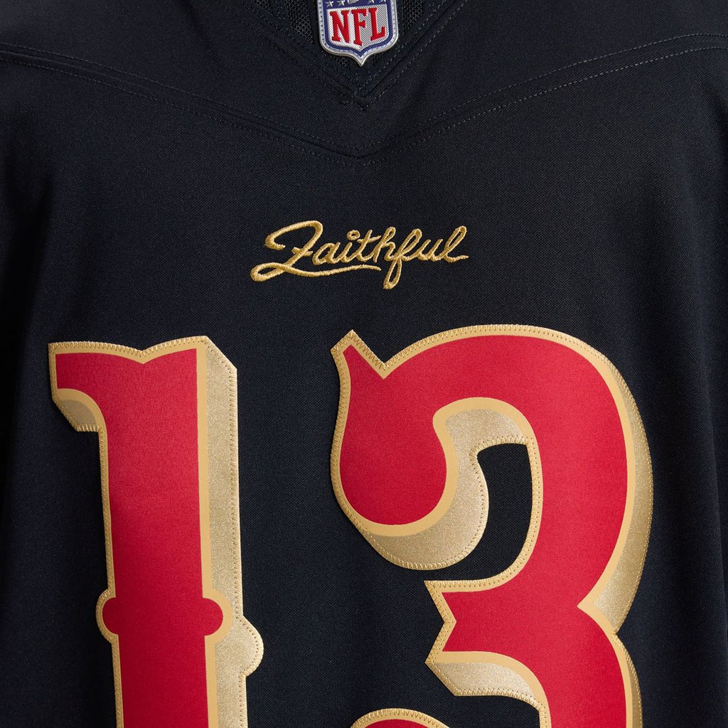 Men's San Francisco 49ers Brock Purdy Nike Black Rivalries Collection Stitched Limited Jersey