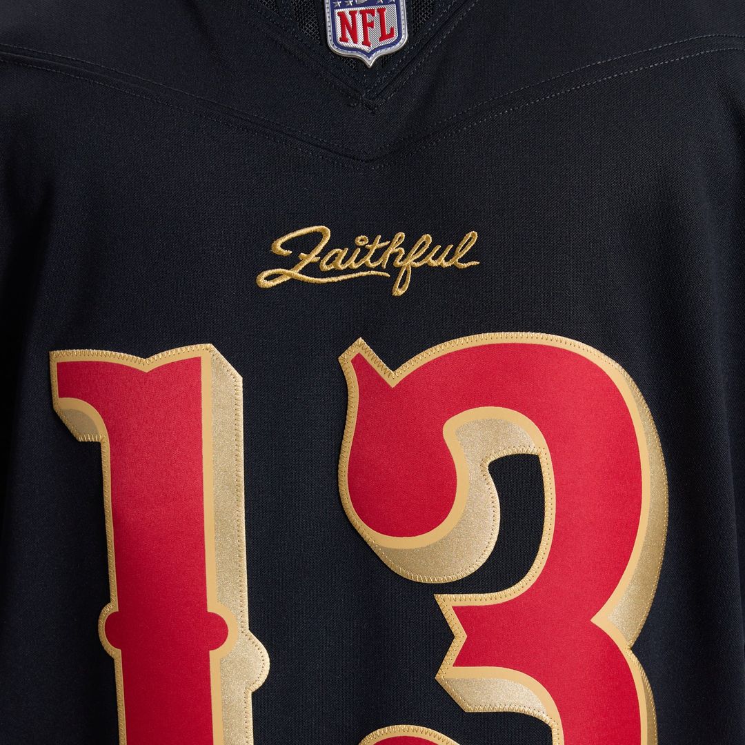 Men's San Francisco 49ers Brock Purdy Nike Black Rivalries Collection Stitched Limited Jersey