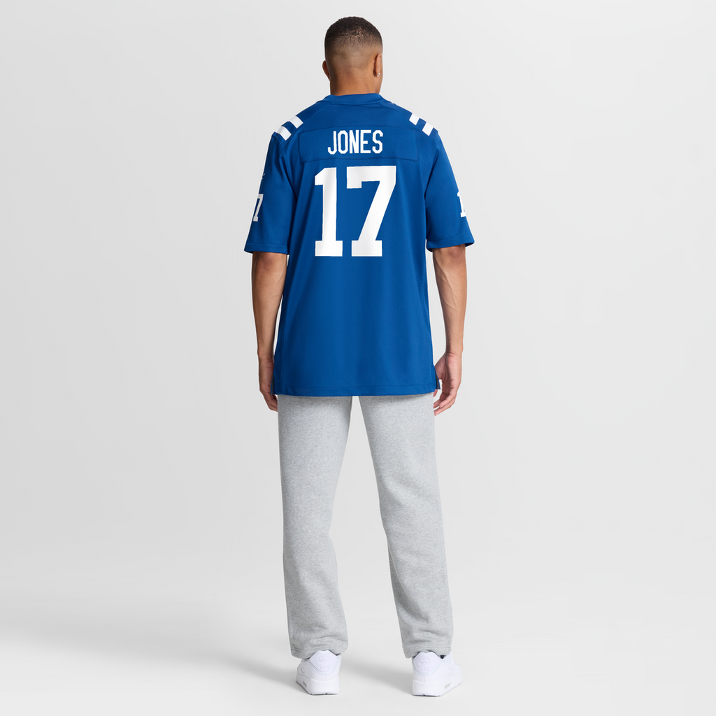 Men's Indianapolis Colts Daniel Jones Nike  White Game Jersey