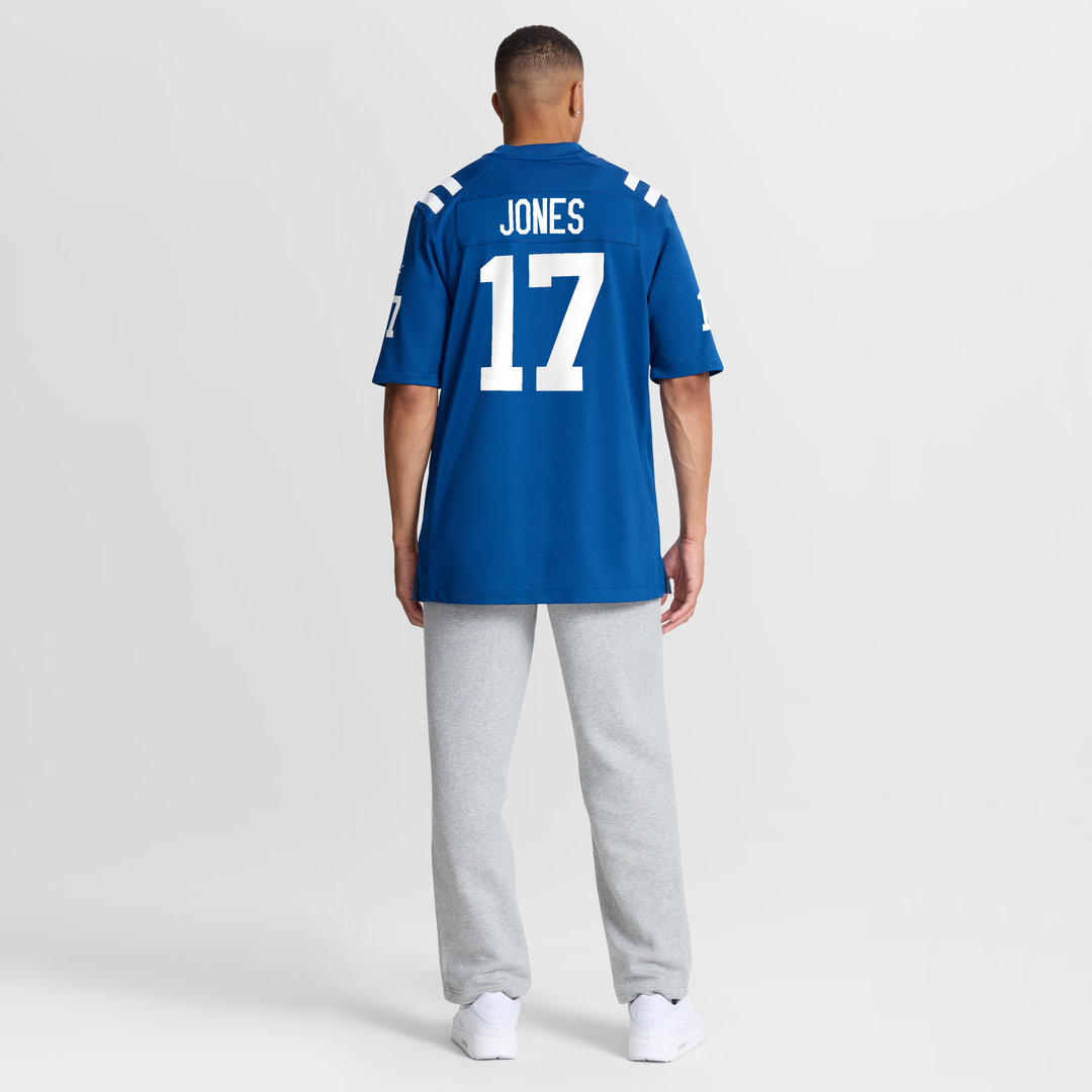 Men's Indianapolis Colts Daniel Jones Nike  White Game Jersey