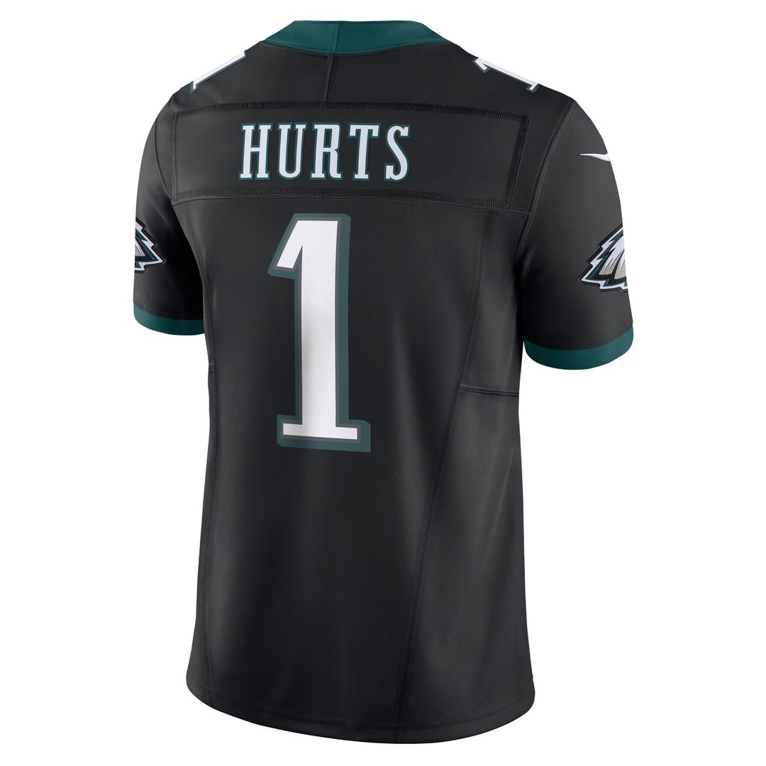 Men's Philadelphia Eagles Jalen Hurts Nike Black Alternate Vapor F.U.S.E. Limited Jersey