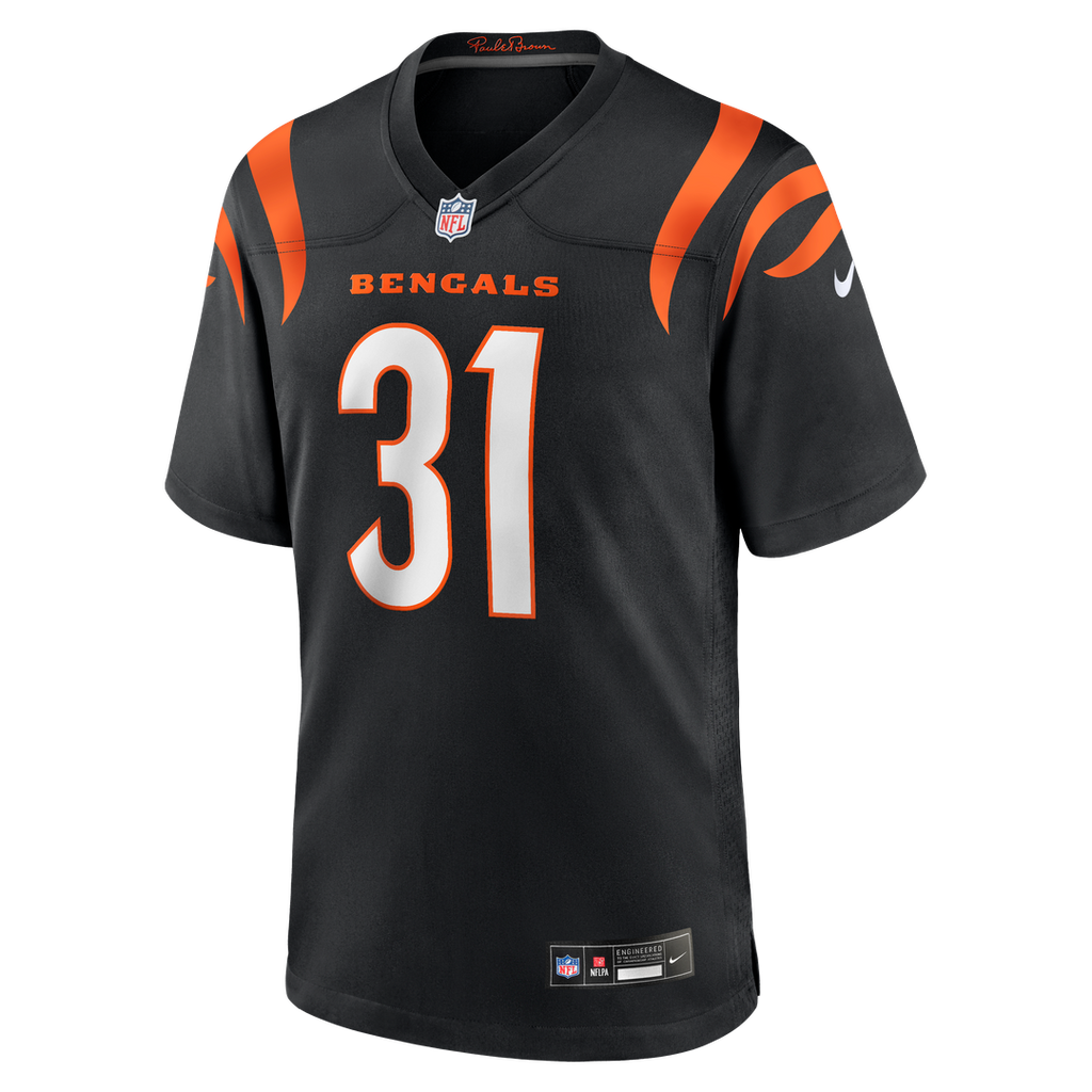 Men's Cincinnati Bengals Ickey Woods Nike Black Retired Player Game Jersey