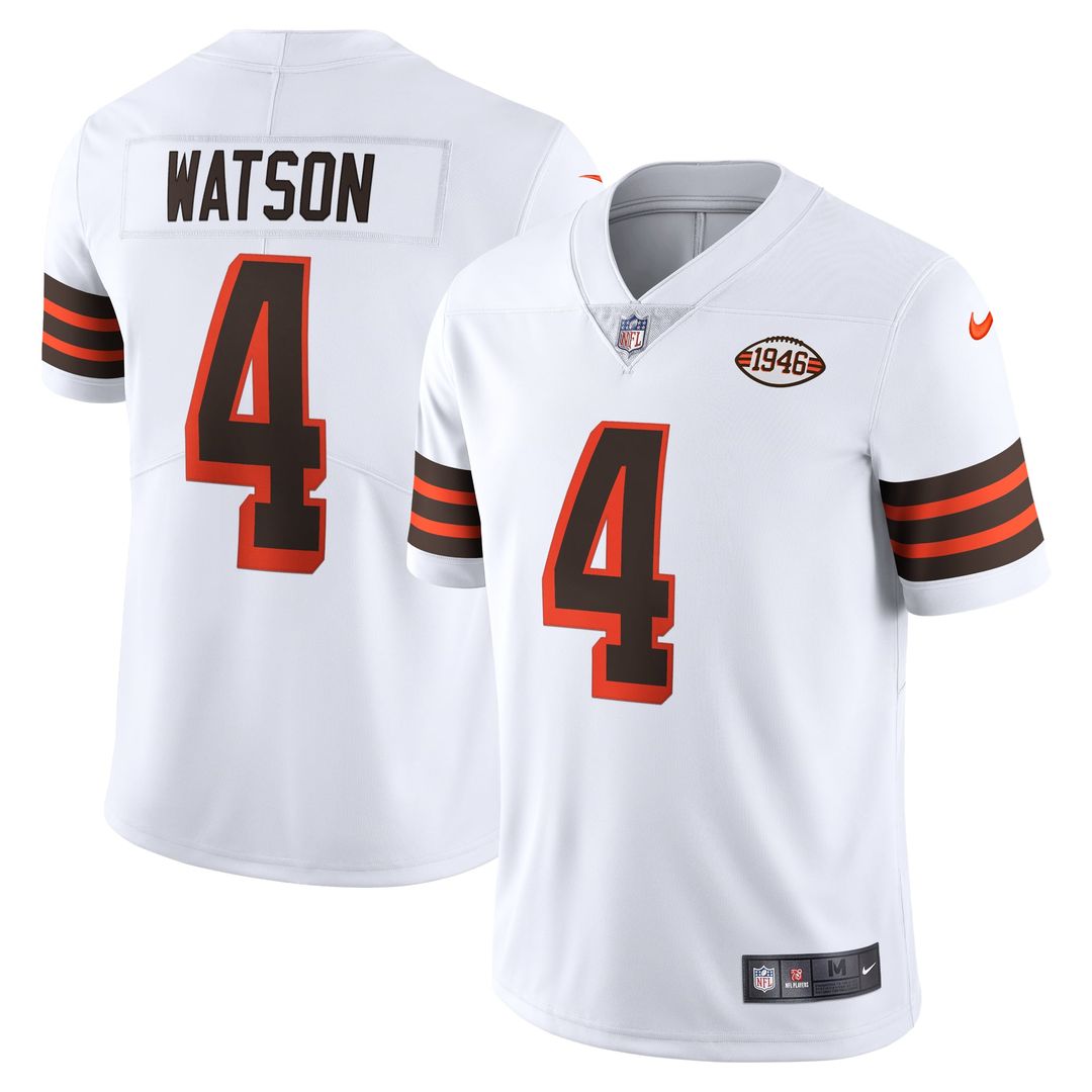 Men's Cleveland Browns Deshaun Watson Nike Brown Vapor Limited Jersey