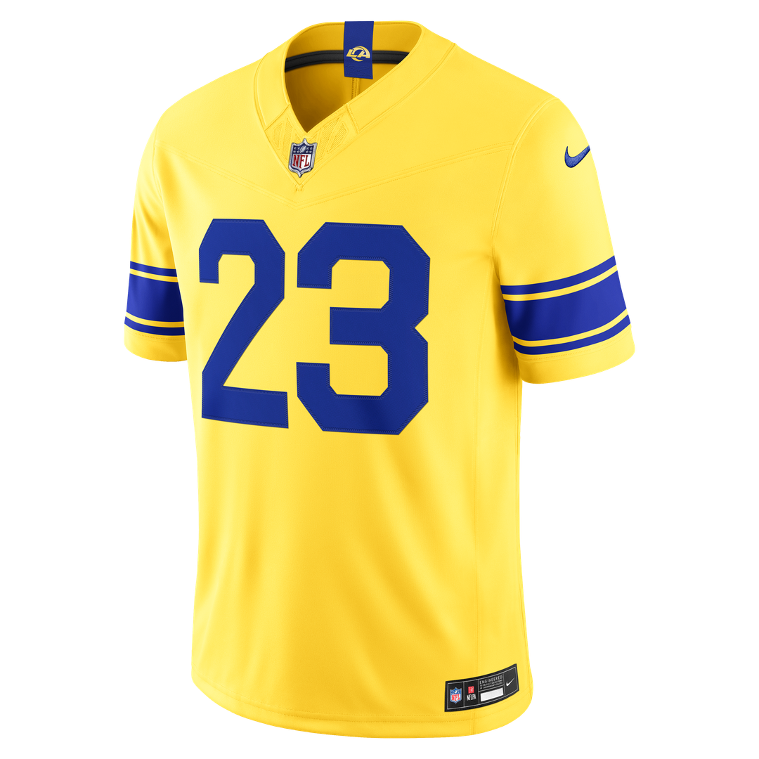 Men's Los Angeles Rams Kyren Williams Nike Classic Sol Vapor F.U.S.E. Stitched Limited Jersey