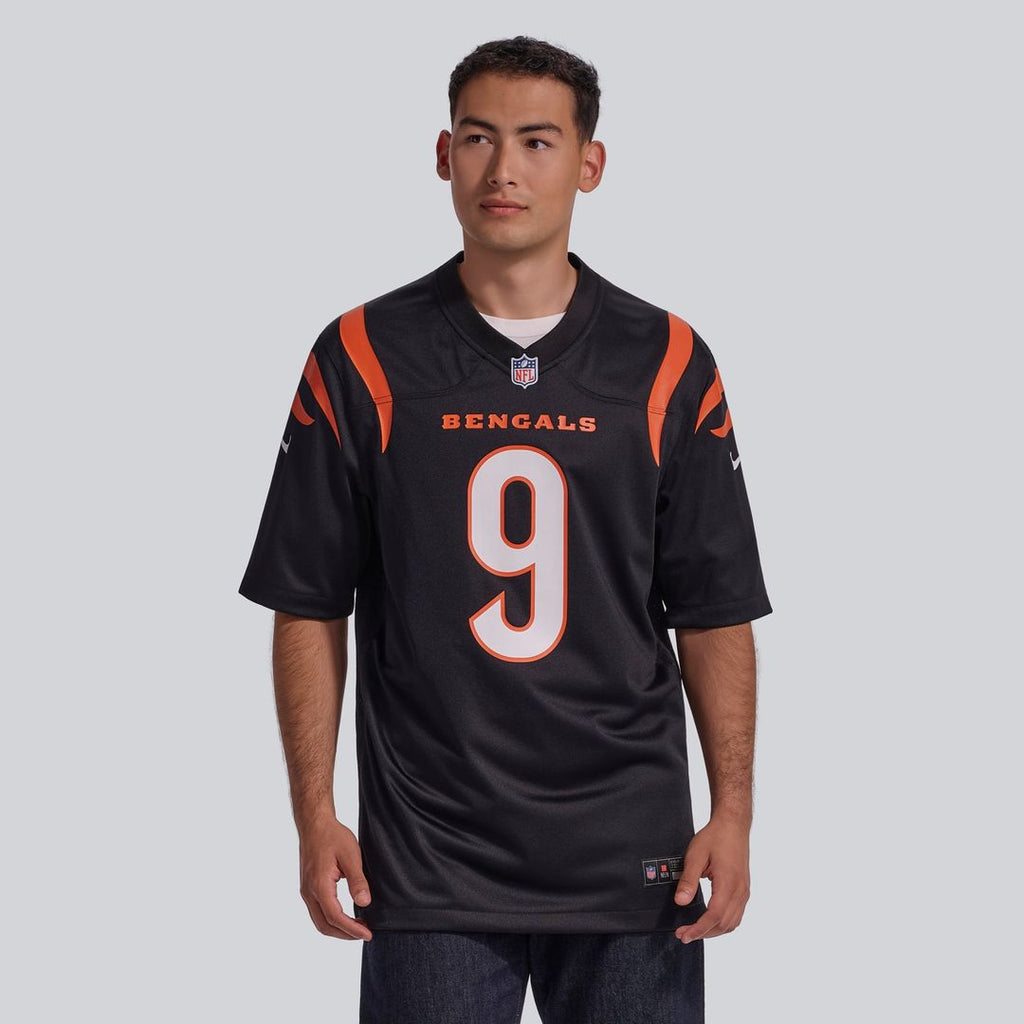 Men's Cincinnati Bengals Joe Burrow Nike Black Player Game Jersey