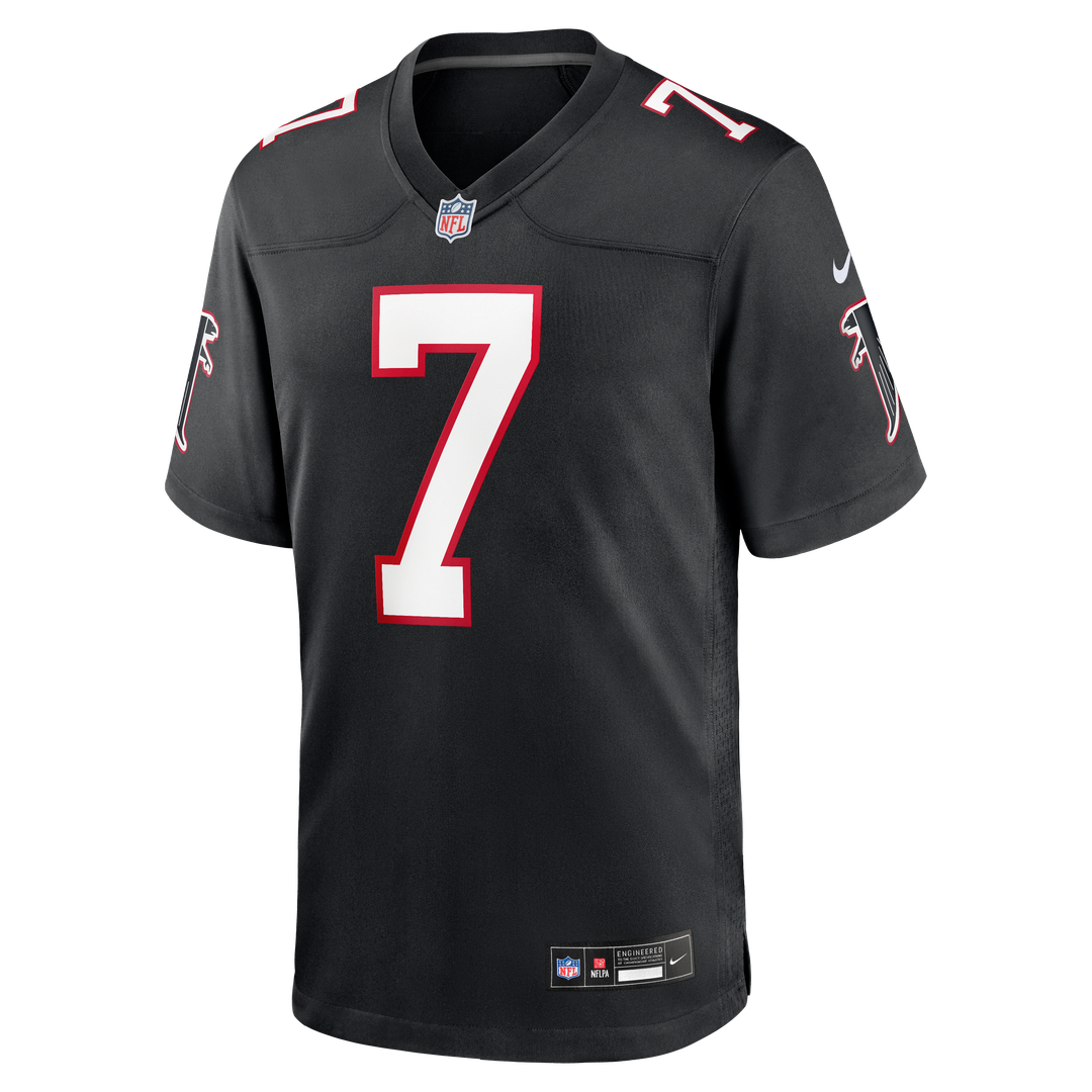 Men's Atlanta Falcons Bijan Robinson Nike Black  Throwback Game Jersey
