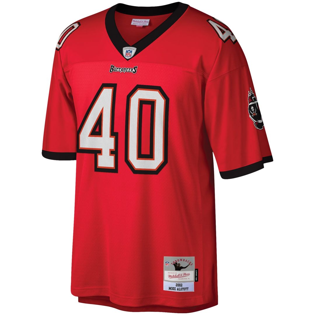 Men's Tampa Bay Buccaneers Mike Alstott Mitchell & Ness Red Legacy Replica Jersey