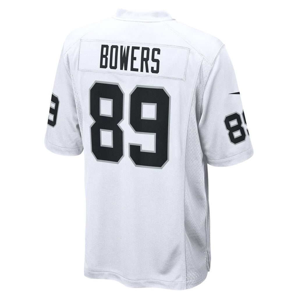 Men's Las Vegas Raiders Brock Bowers Nike  White Game Jersey
