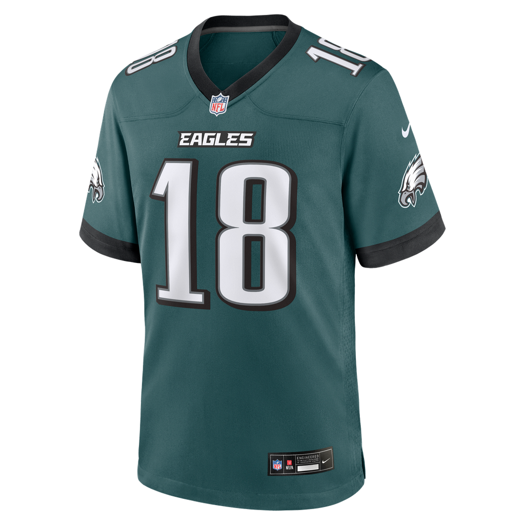 Men's Philadelphia Eagles Britain Covey Nike  Midnight Green Team Game Jersey