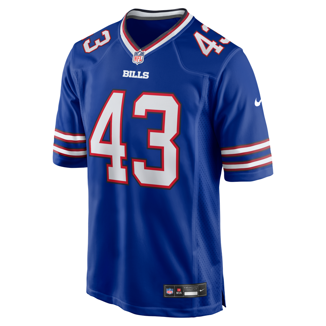 Men's Buffalo Bills Dorian Strong Nike  Royal Team Game Jersey