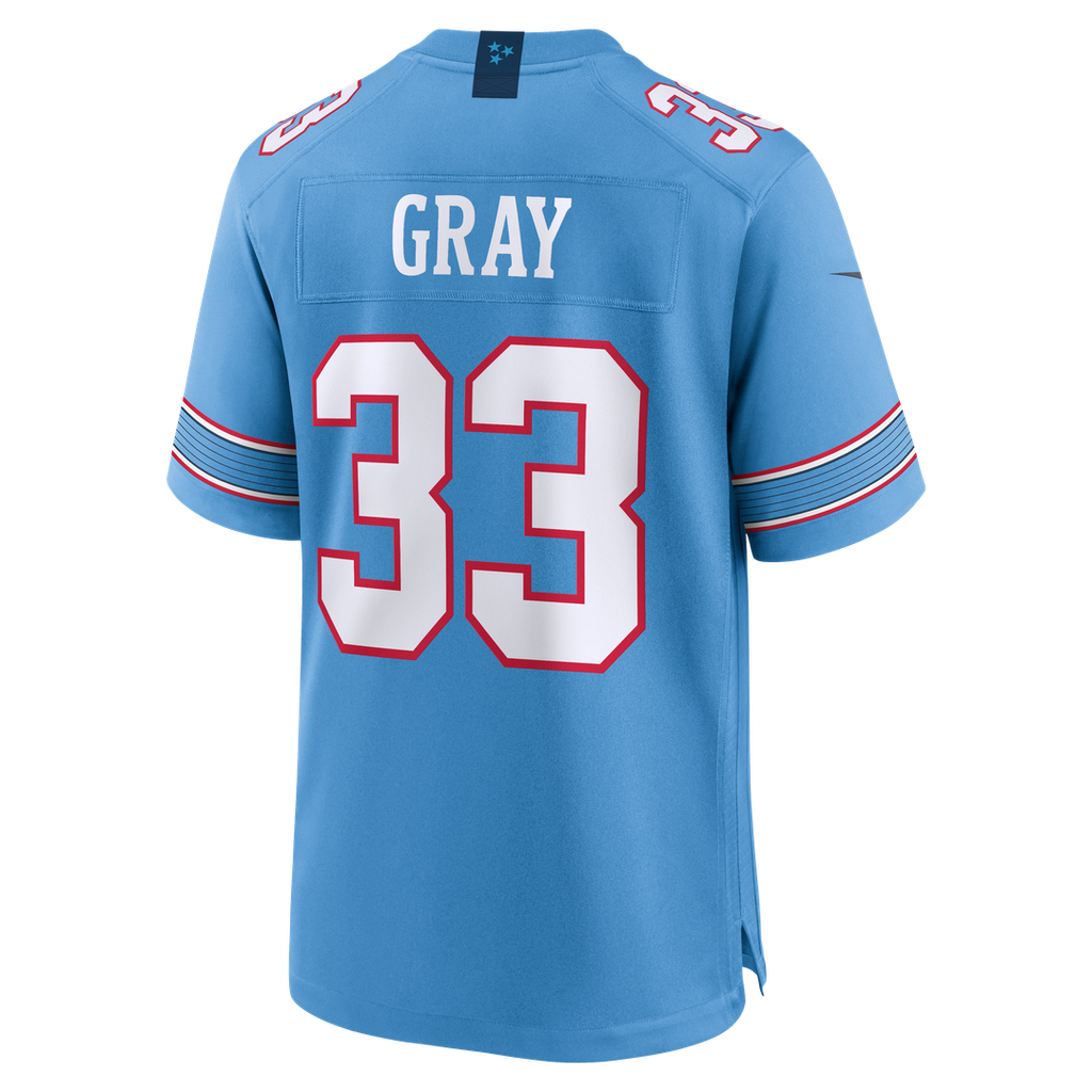 Men's Tennessee Titans Cedric Gray Nike Light Blue Game Jersey