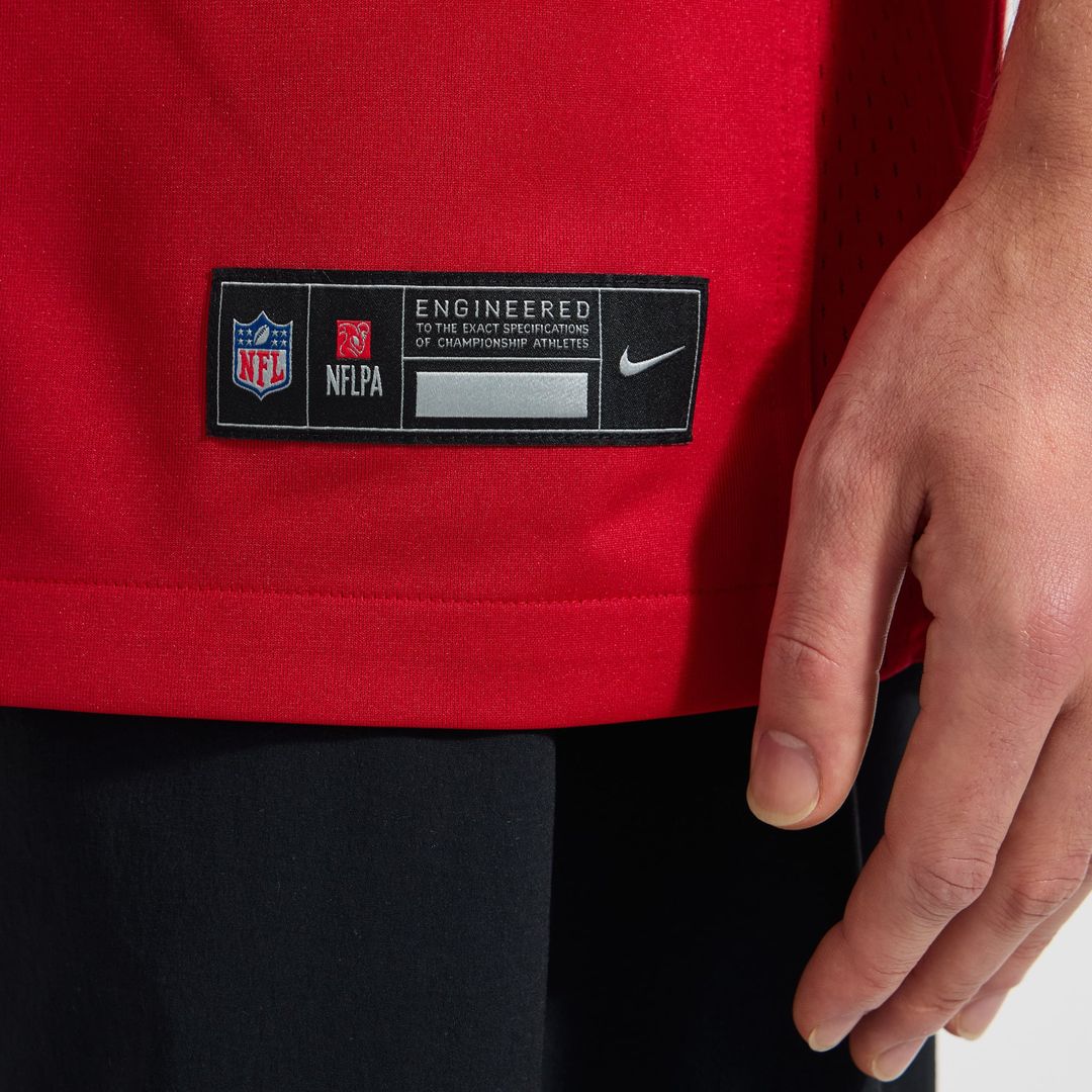 Men's San Francisco 49ers Christian McCaffrey Nike Scarlet Alternate Game Player Jersey