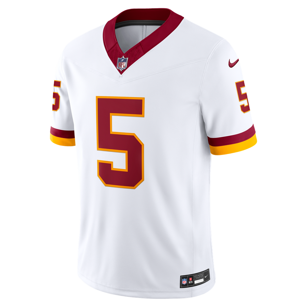 Men's Washington Commanders Jayden Daniels Nike Burgundy Team Vapor F.U.S.E. Stitched Limited Jersey