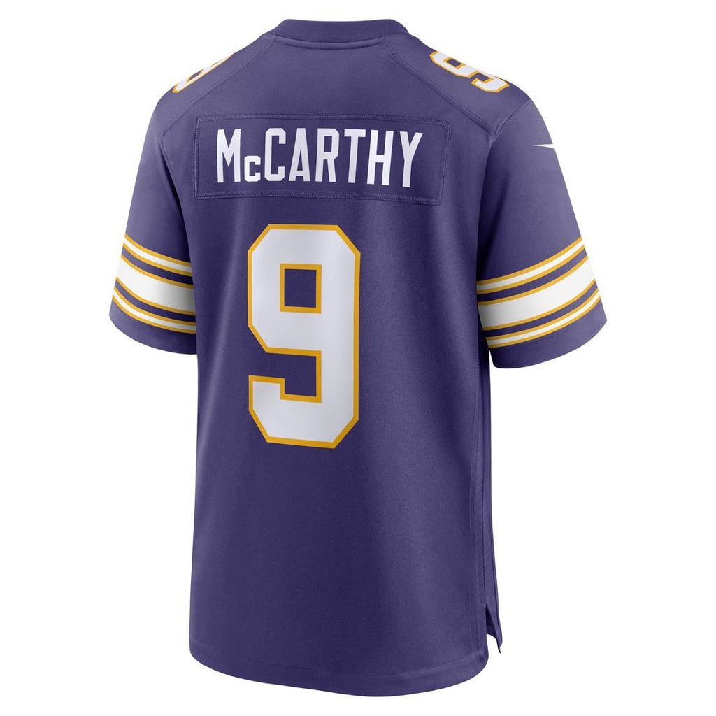 Men's Minnesota Vikings J.J. McCarthy Nike  White Game Jersey