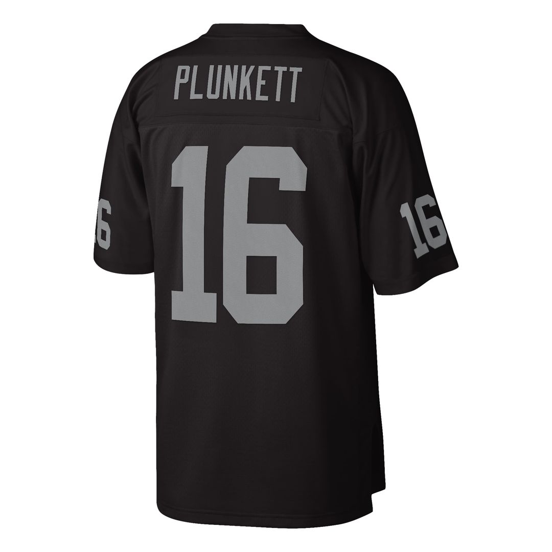 Men's Oakland Raiders Jim Plunkett Mitchell & Ness Black 1980 Legacy Replica Jersey