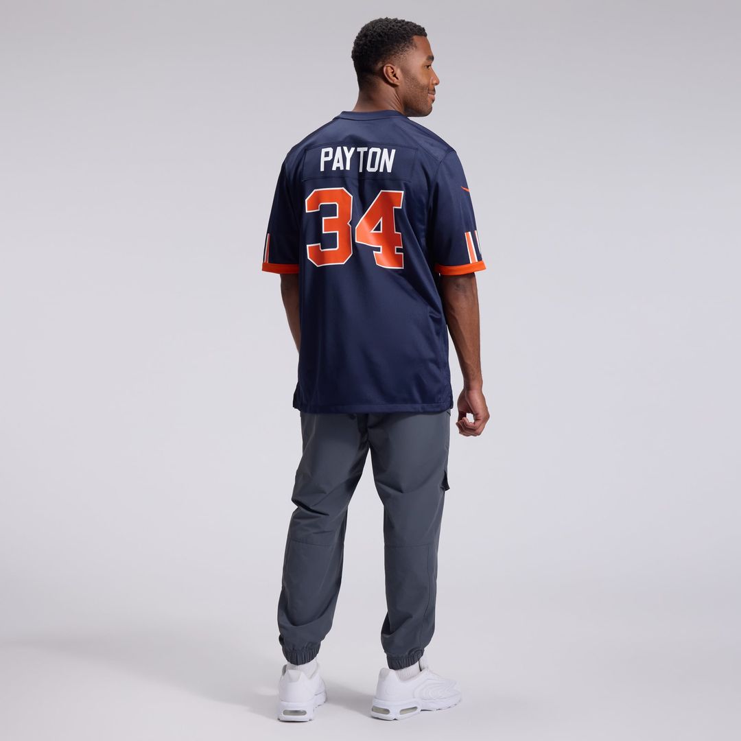 Men's Chicago Bears Walter Payton Nike Navy 2026 Rivalries Collection Game Jersey