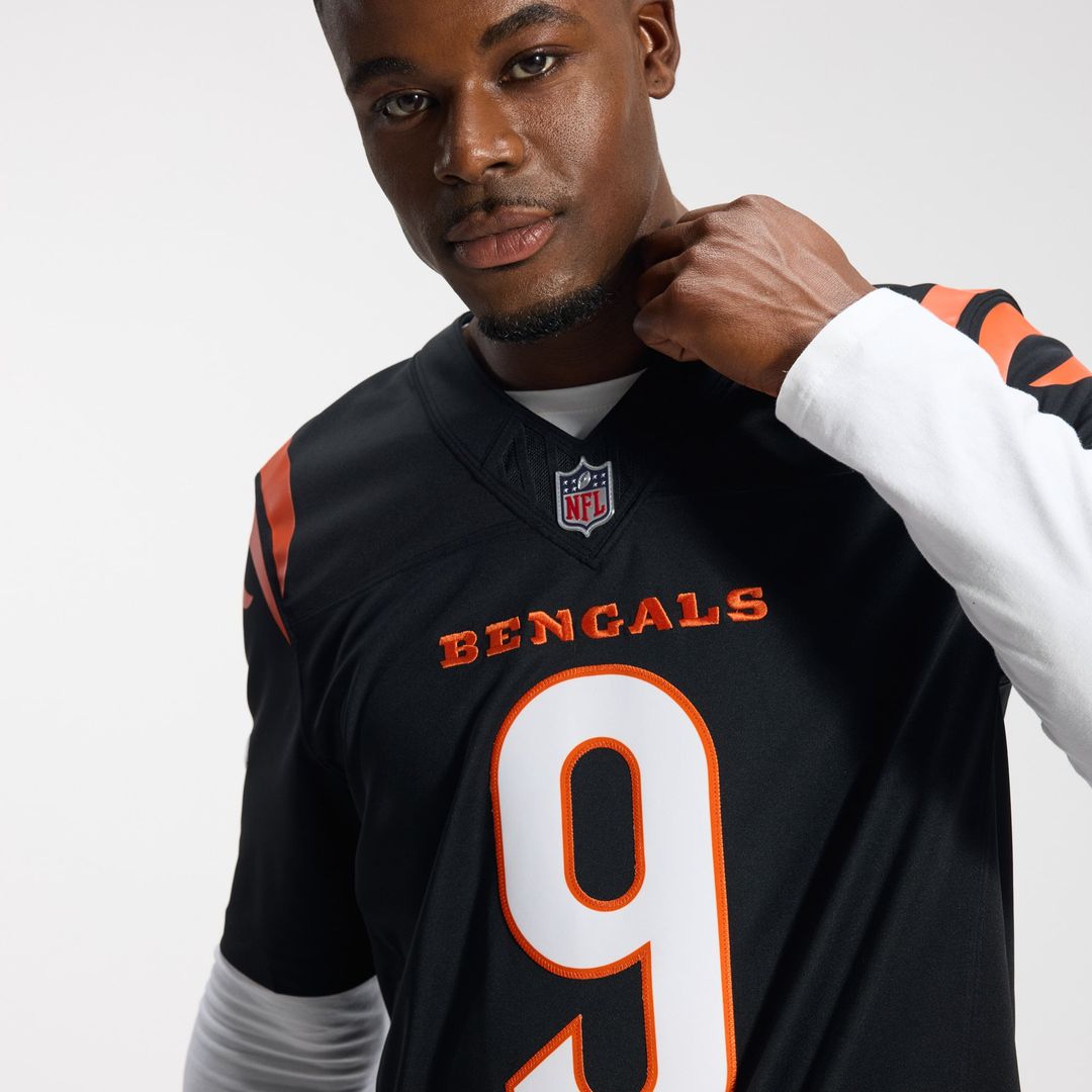 Men's Cincinnati Bengals Joe Burrow Nike Black Team Vapor F.U.S.E. Stitched Limited Jersey