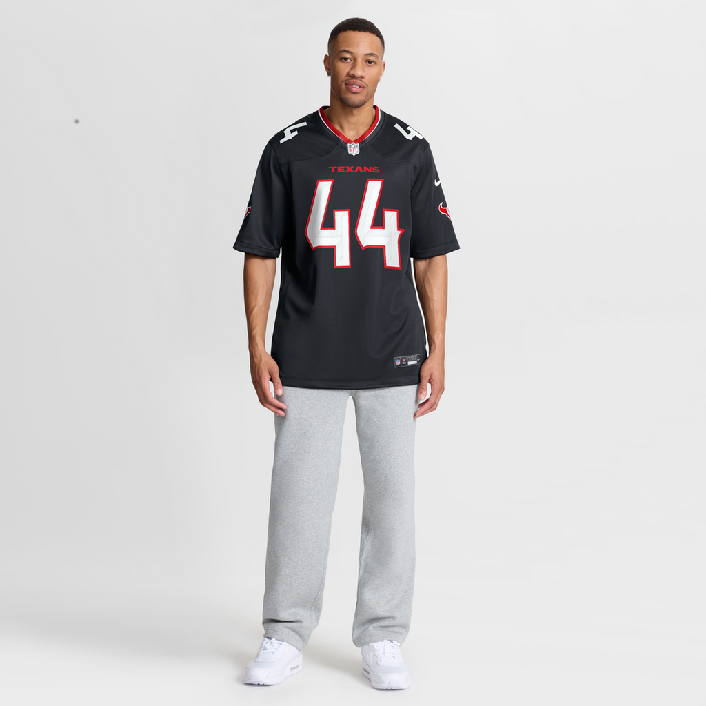 Men's Houston Texans British Brooks Nike  Navy Team Game Jersey