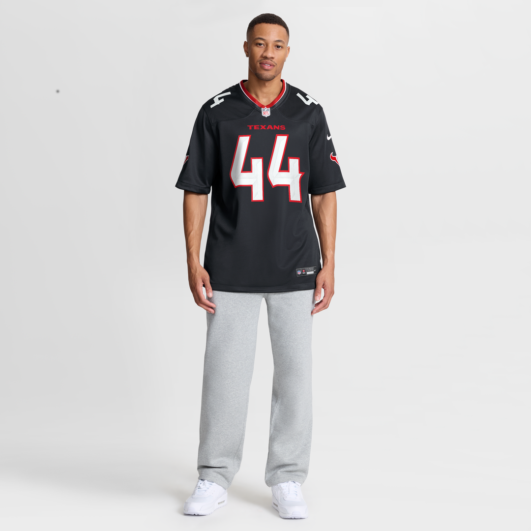 Men's Houston Texans British Brooks Nike  Navy Team Game Jersey