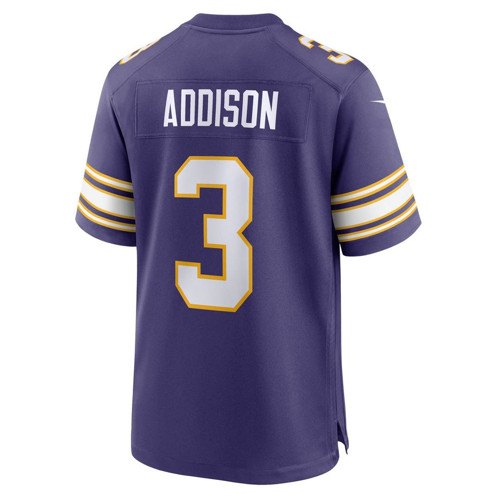 Men's Minnesota Vikings Jordan Addison Nike White Away Game Jersey