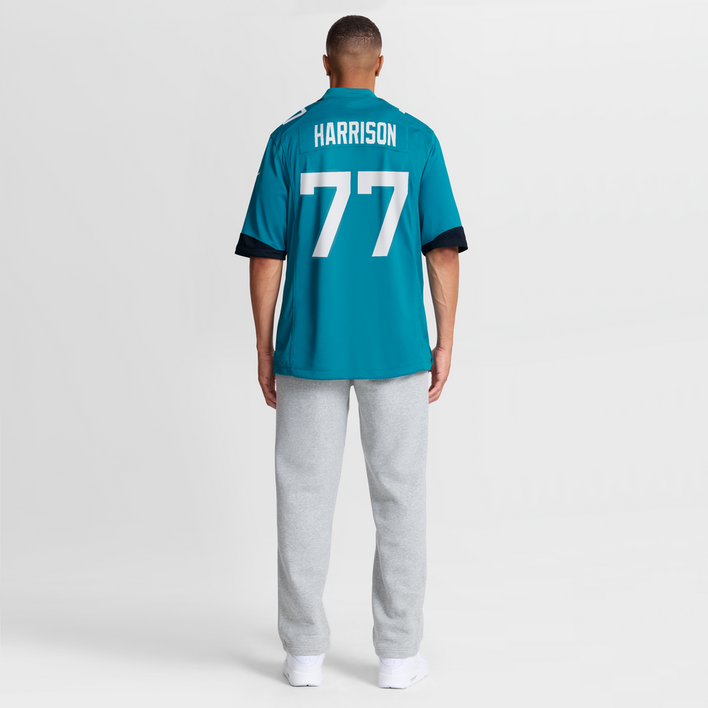 Men's Jacksonville Jaguars Anton Harrison Nike Teal  Game Jersey