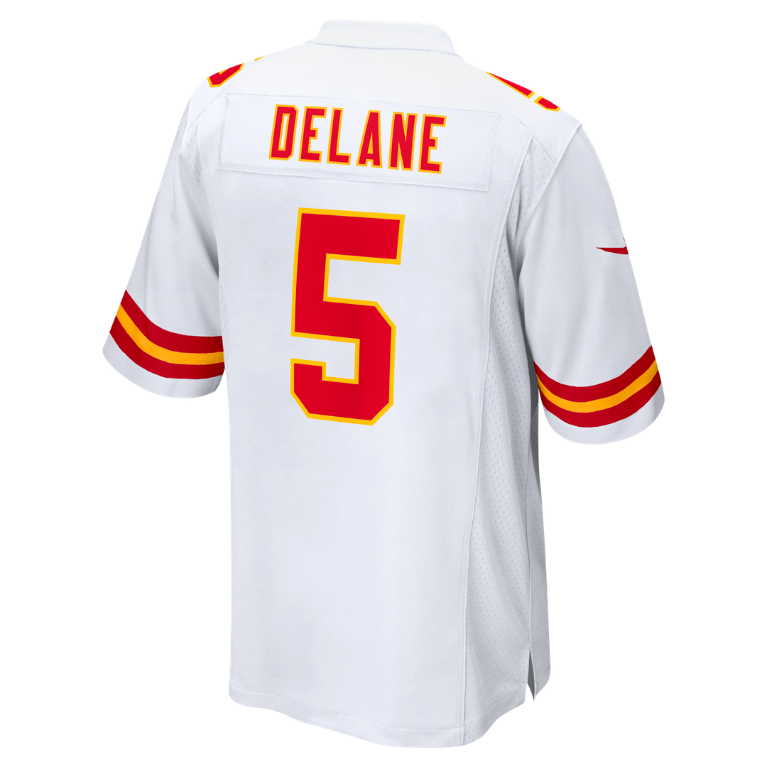 Men's Kansas City Chiefs Mansoor Delane Nike White Game Jersey