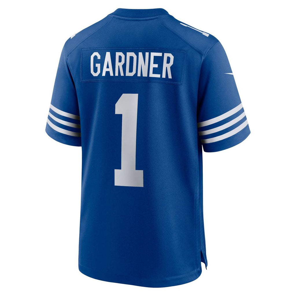 Men's Indianapolis Colts Ahmad Sauce Gardner Nike  Royal Alternate  Game Jersey