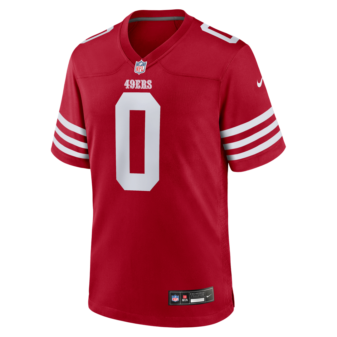 Men's San Francisco 49ers Renardo Green Nike  Scarlet  Game Jersey