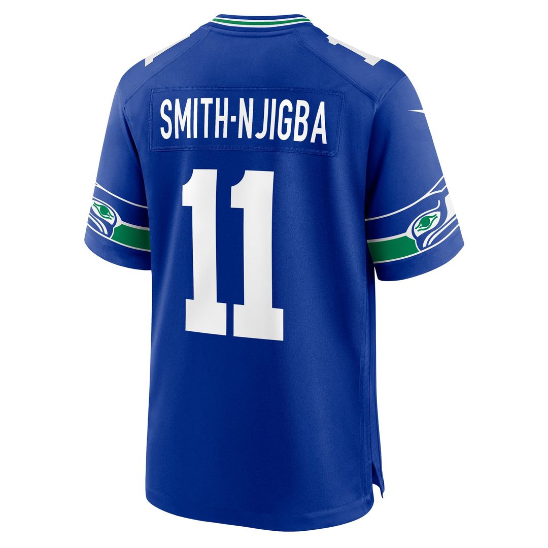 Men's Seattle Seahawks Jaxon Smith-Njigba Nike White Game Jersey