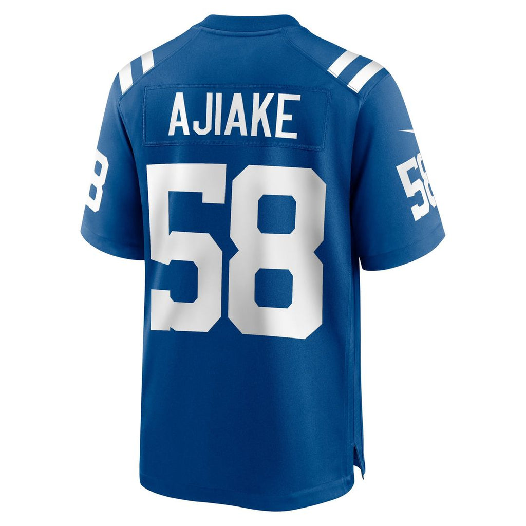 Men's Indianapolis Colts Austin Ajiake Nike  Royal Game Jersey